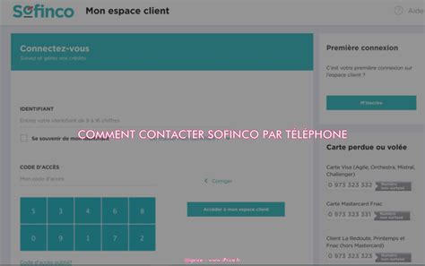 sofinco telephone|Comment contacter Sofinco